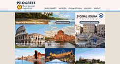 Desktop Screenshot of progress-travel.pl